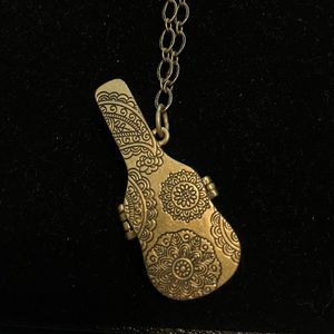 Lucky Brand Guitar Case Locket Necklace